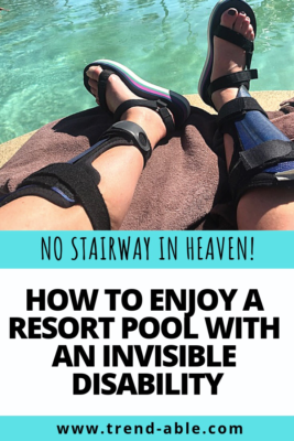 How to enjoy pool with invisible disability