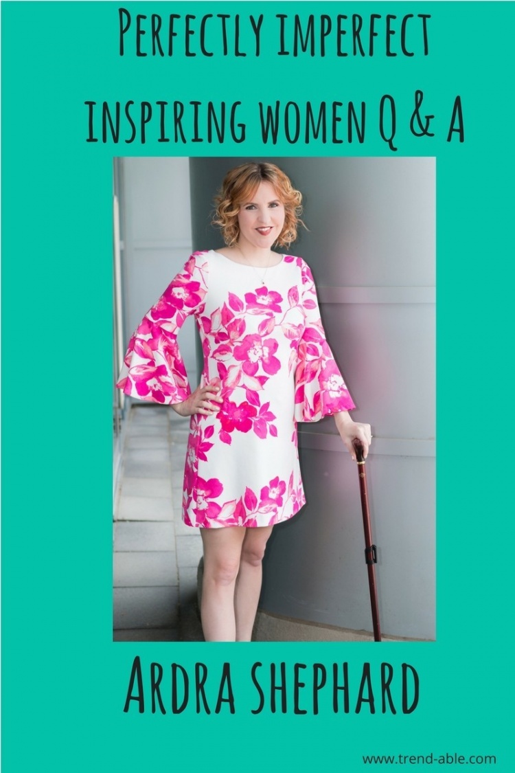 Stylish Woman who has MS, an Invisible Disability does an interview