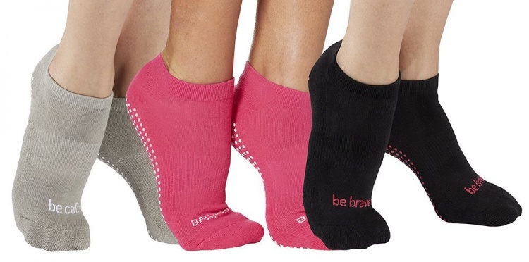 Slipper alternative for leg brace afo wearers to prevent slipping.