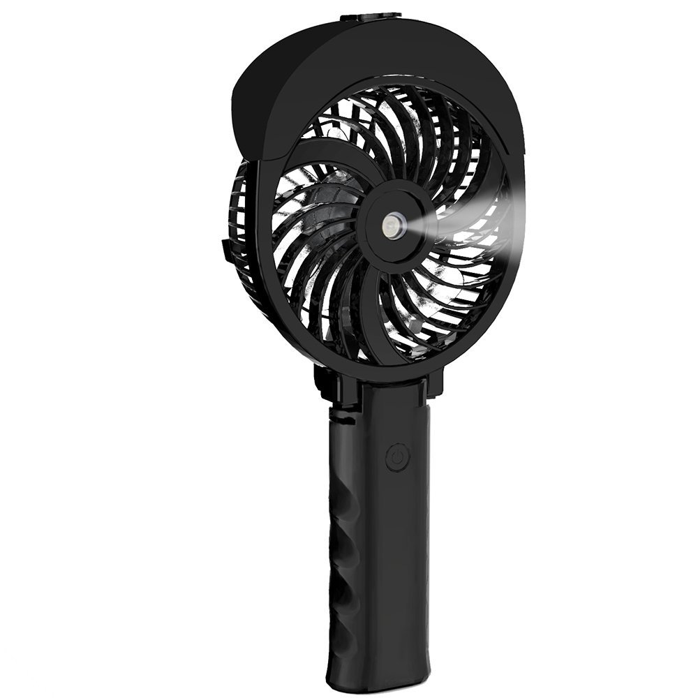 A fan with mister for keeping cool when you have a disability or chronic condition