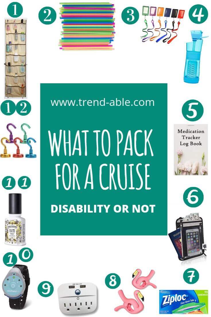 tips for packing for a cruise What to pack for a cruise when you're disabled