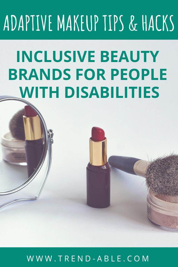 Adaptive Makeup tips and hacks for people with fine motor weakness disabilities.