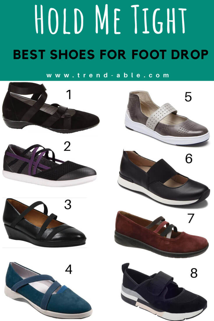 best stylish shoes for foot drop