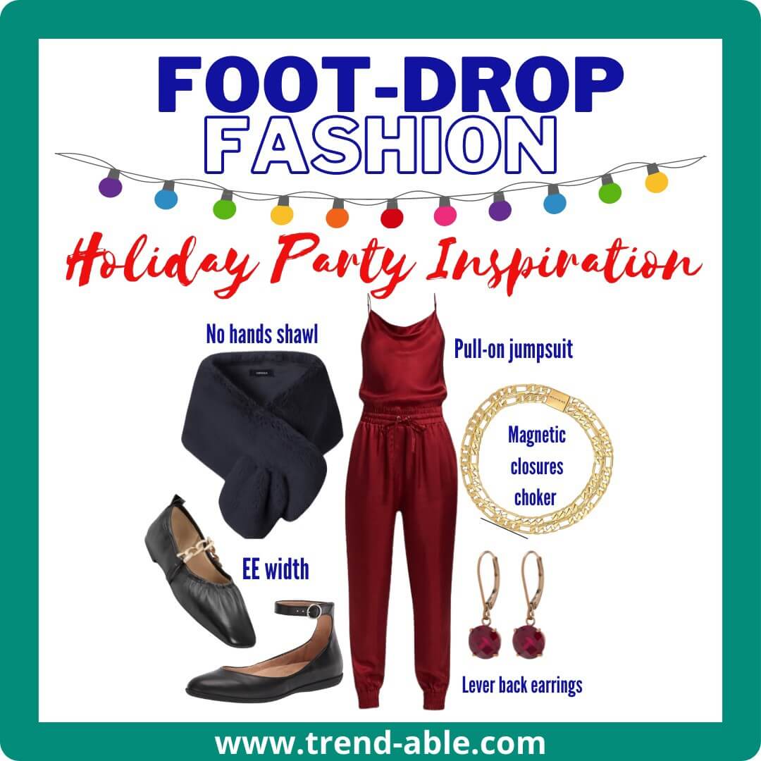 Holiday outfits for people who wear AFOS & have disabilities