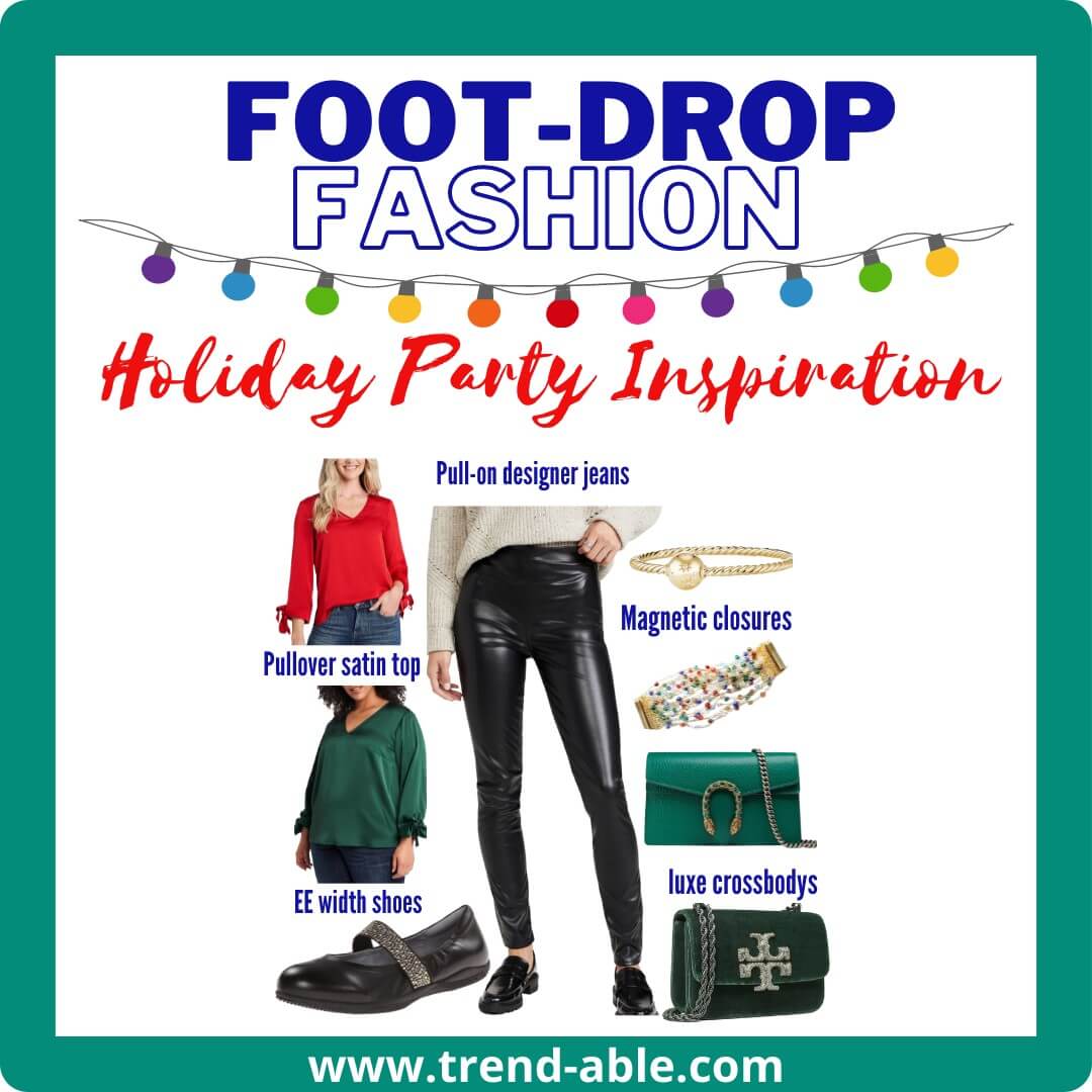 Holiday outfits for people who wear AFOS & have disabilities