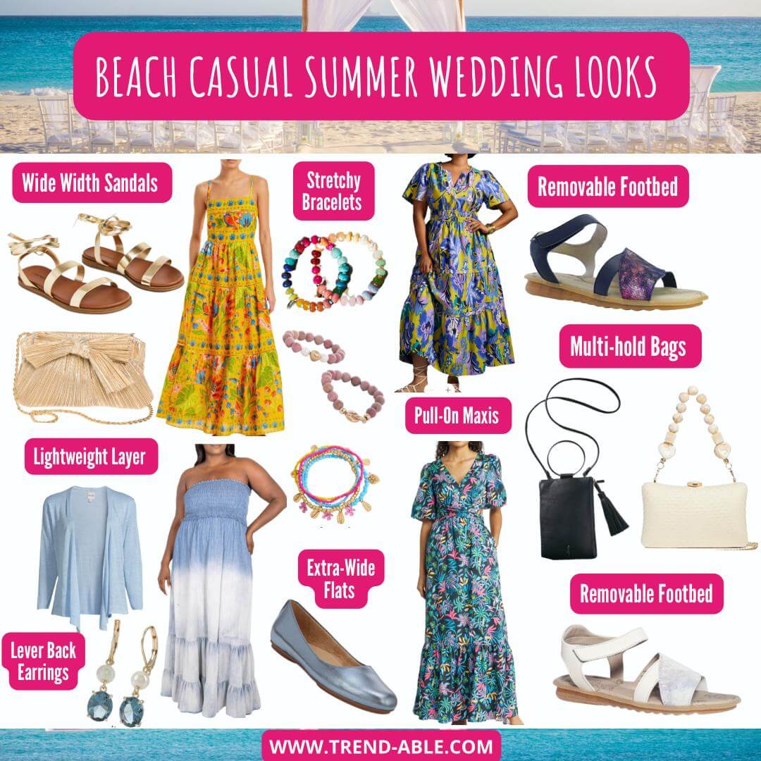 Beach/Casual Summer Wedding Looks