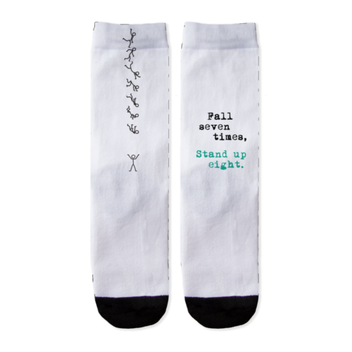 Get Back Up Unisex Socks - Image 3