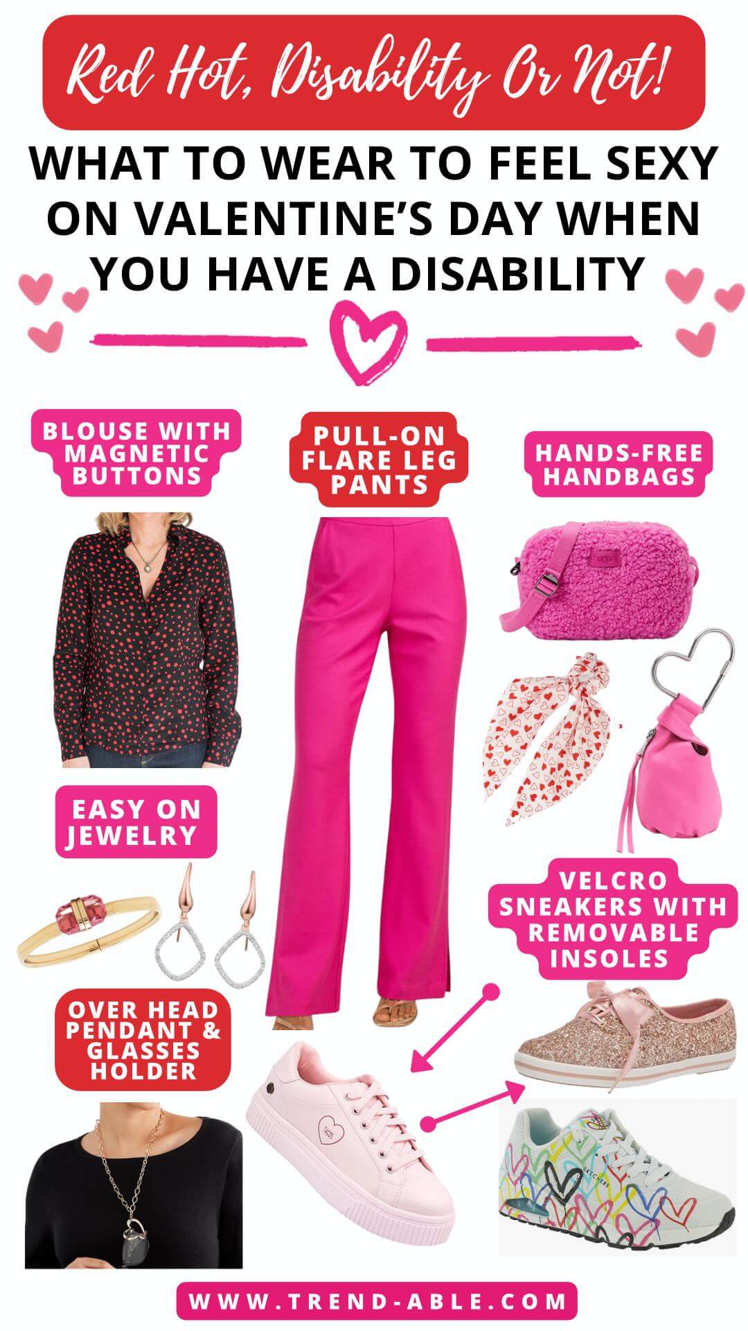 Tips & Adaptive Fashion For Looking & Feeling Sexy With A Disability On Valentine’s Day