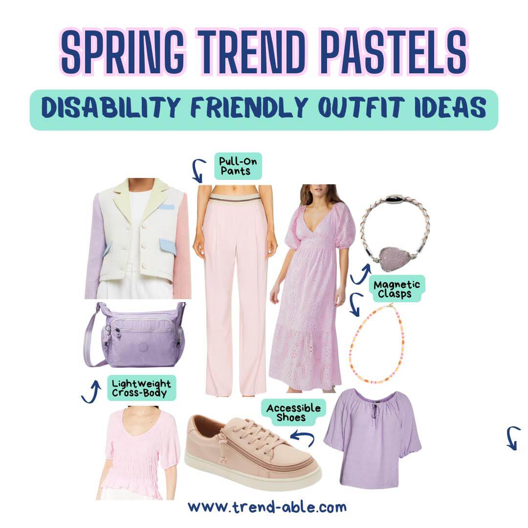 The Top spring 2023 trends and how to wear them when you have a disability.