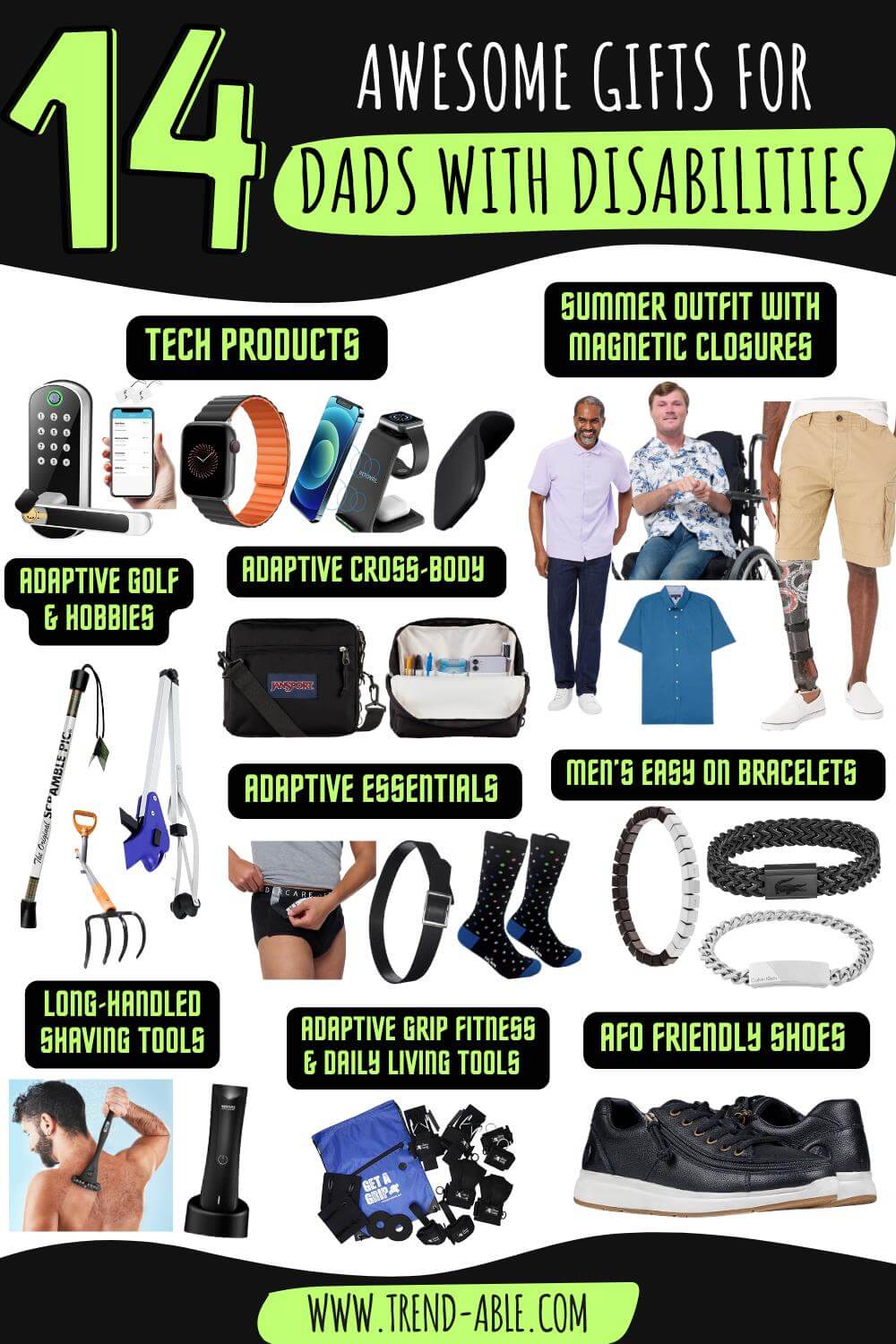 14 favorite Father's Day gift items for men with disabilities - Trend-Able