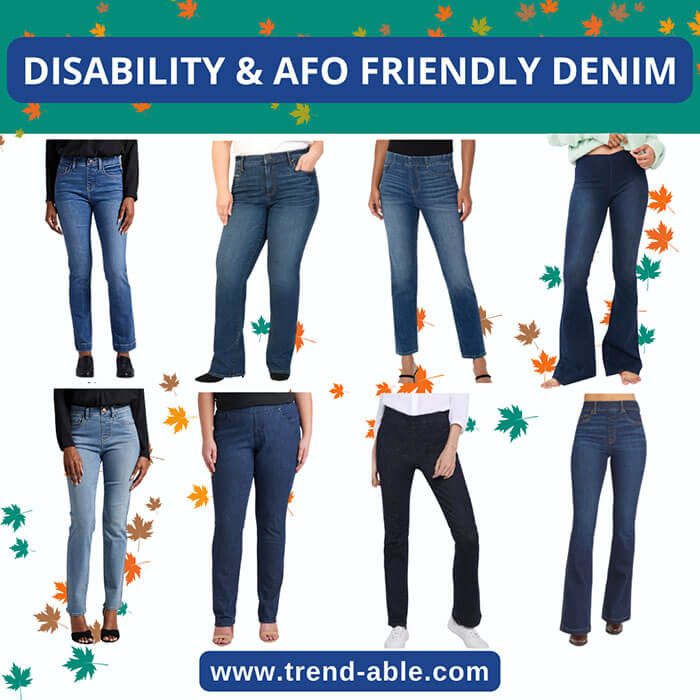 The Cutest AFO Friendly Denim & Booties For Fall 2023