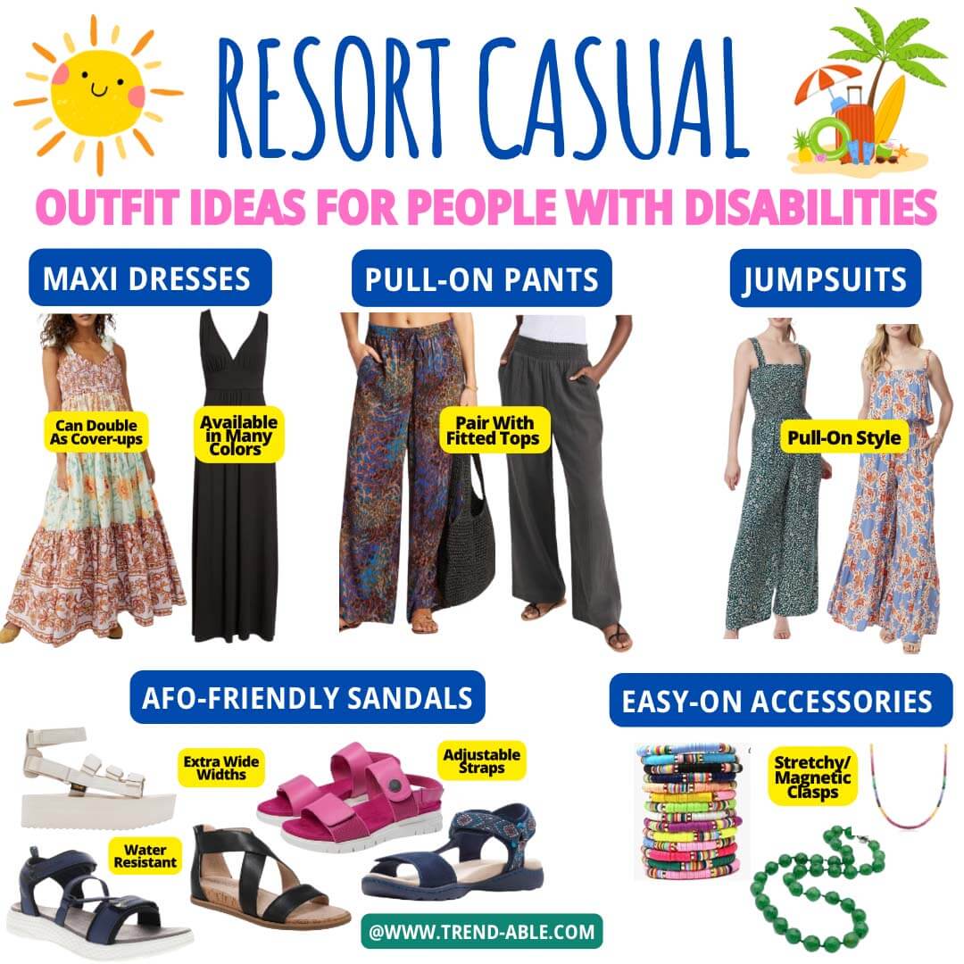 Resort Wear for Drop Foot