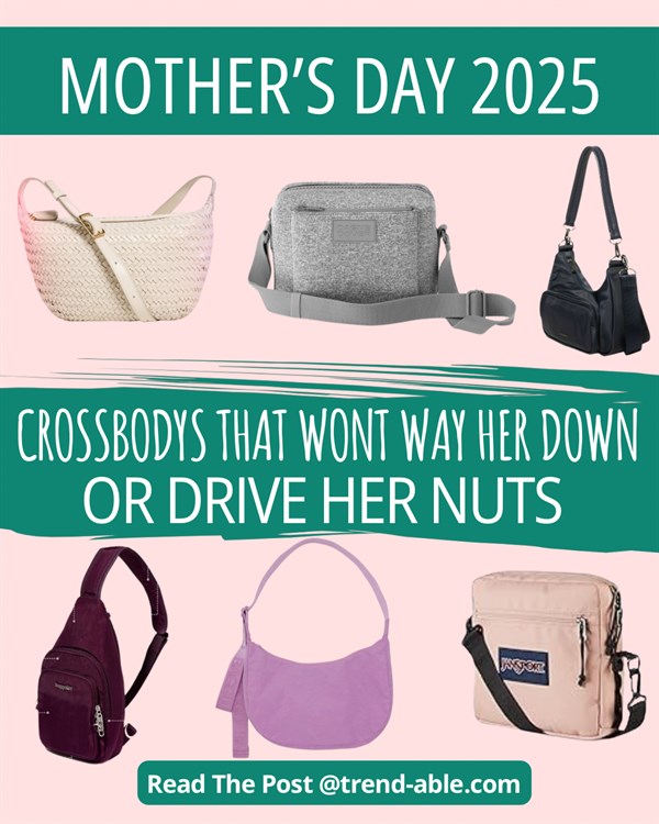 Lightweight, easy-to-carry crossbody bags – perfect gift for moms with mobility aids.