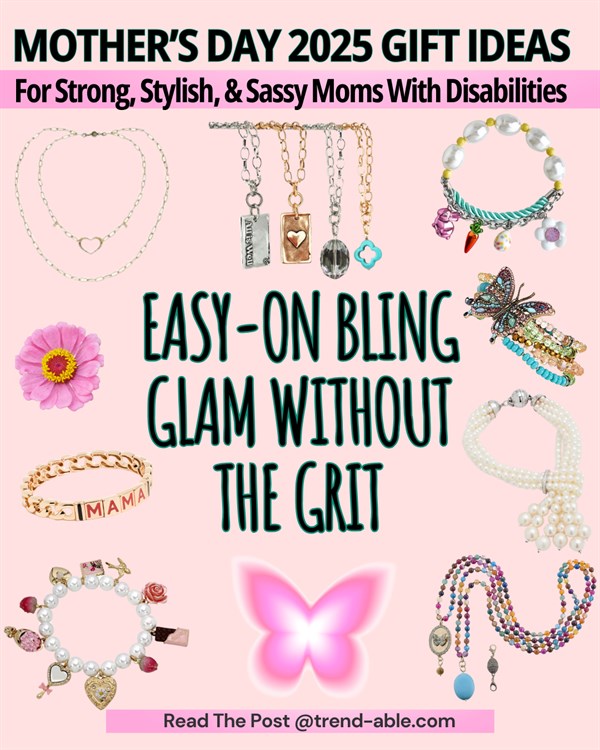 Magnetic and stretch jewelry for moms with fine motor issues – glam Mother’s Day 2025 gift idea.