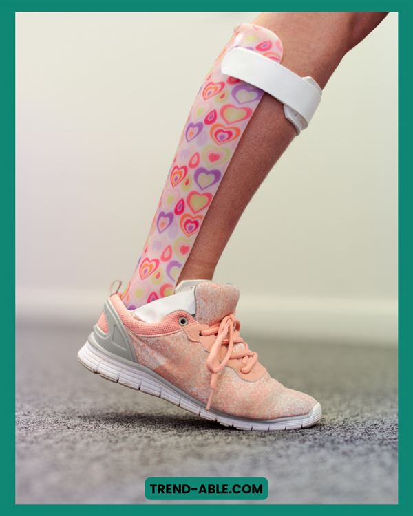 Woman carefully entering a resort swimming pool using the handrail