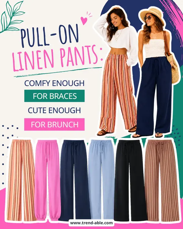 PULL-ON LINEN PANTS 2026 PULL-ON LINEN PANTS 2026