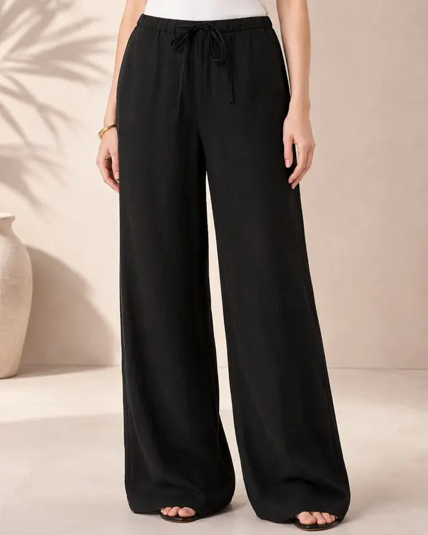 Sanctuary Pull-On Linen Pants 2026 Sanctuary Pull-On Linen Pants 2026