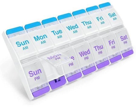 Ezy Dose Push-Button Pill Organizer Ezy Dose Push-Button Pill Organizer