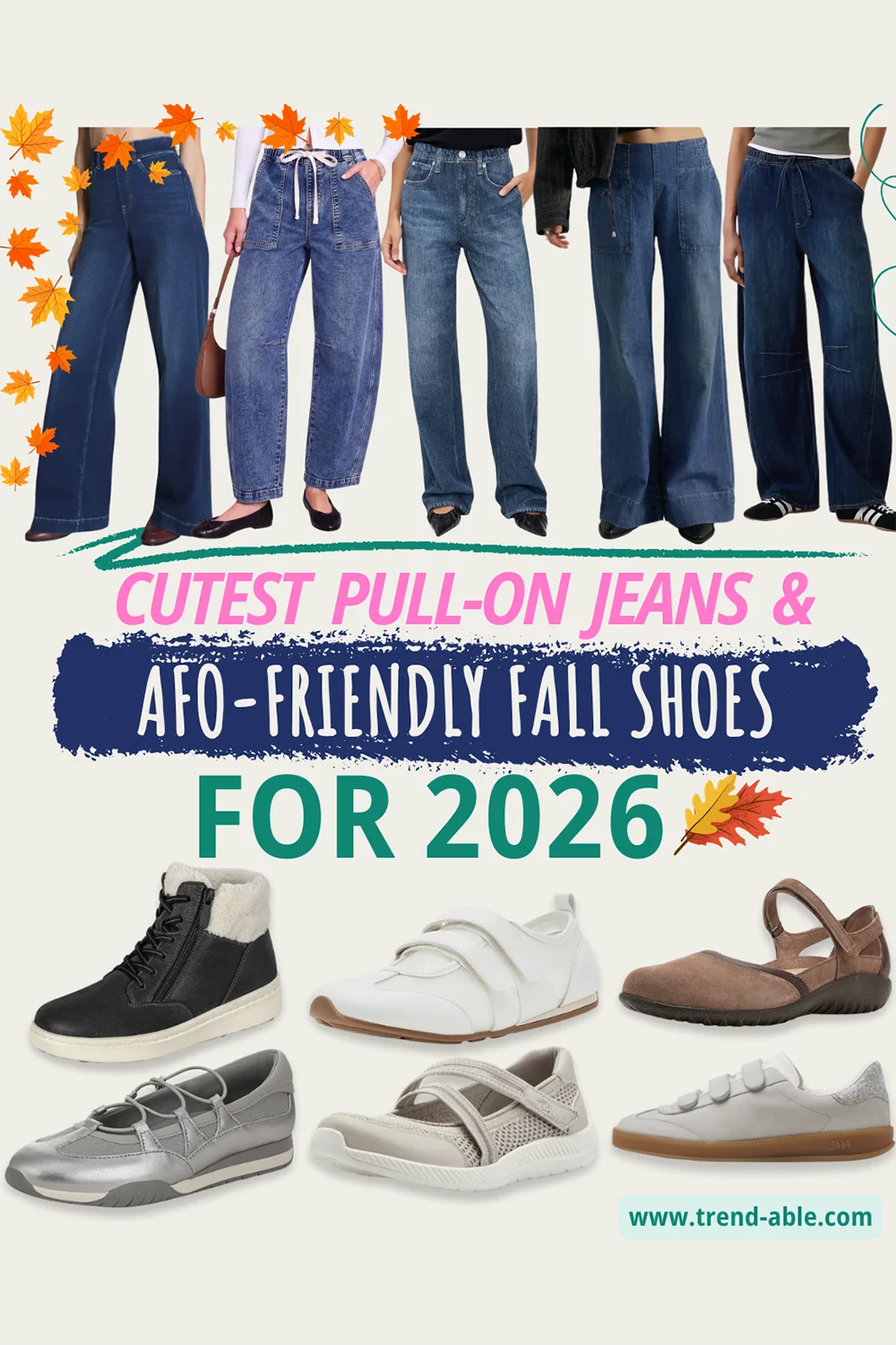 The Cutest Pull-On Jeans & AFO-Friendly Fall Shoes for 2026 The Cutest Pull-On Jeans & AFO-Friendly Fall Shoes for 2026
