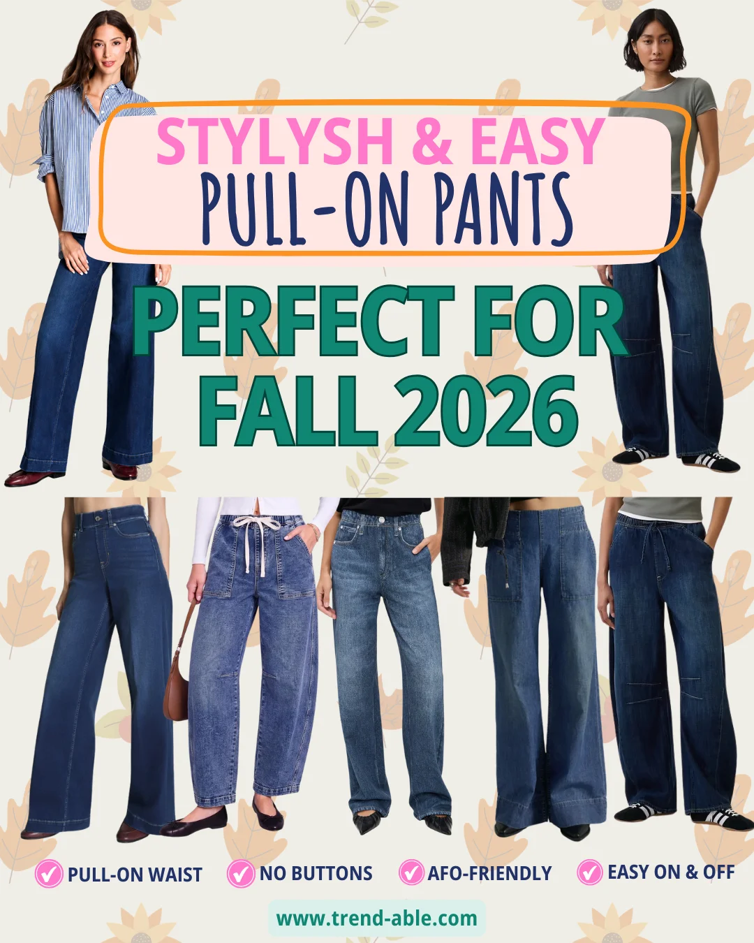 The Most Stylish Pull-On Jeans for Fall 2026 The Most Stylish Pull-On Jeans for Fall 2026